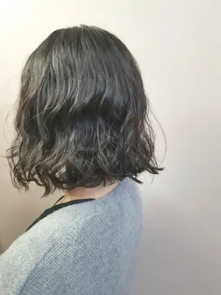 ショート パーマ Ash 店長 山下達也のヘアスタイル