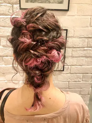 ヘアアレンジ 白髪に寄り添う美容師 オギノミワコですのヘアスタイル