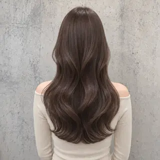ロング カラー 💎小顔前髪＆髪質 改善カラー💎片桐のヘアスタイル