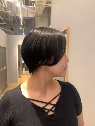 ショート 田中 優菜のヘアスタイル