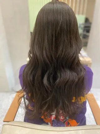 ロング カラー 永井 亮のヘアスタイル