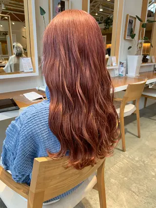 ロング カラー ヘアアレンジ 中尾 文哉のヘアスタイル