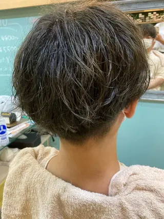 ショート カラー メンズ 谷川 穂のヘアスタイル