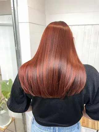カラー パーマ ミディアム 初めでも安心🌟 newi町田✂のヘアスタイル
