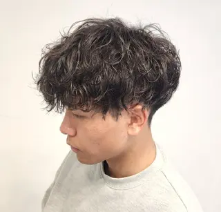 ショート パーマ メンズ 【イケメン風パーマ】 SHOFYのヘアスタイル