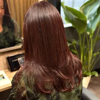 カラー ShioRi/博多/ 暖色/色味カラーのヘアスタイル