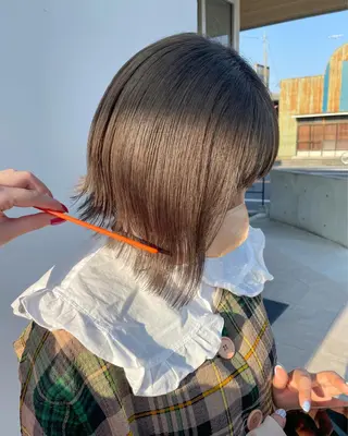 ミディアム カラー mir MIYUのヘアスタイル