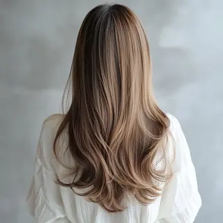 ロング 小谷 俊祐のヘアスタイル