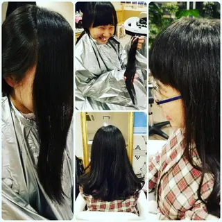 ロング spa hair ark 富井直美のヘアスタイル