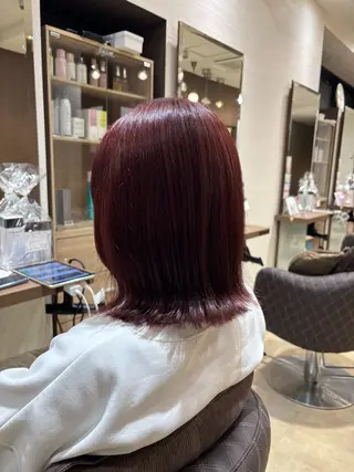 ミディアム Aimi🎀 浦安/じゅわっと暖色のヘアスタイル