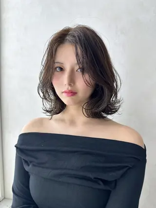 ミディアム 💫モテ髪顔周り💫 塚　優貴のヘアスタイル