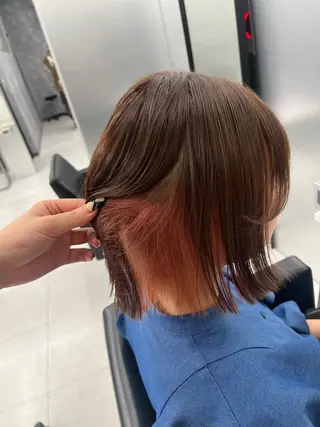 セミロング pink hair 🩷mayu🩷のヘアスタイル