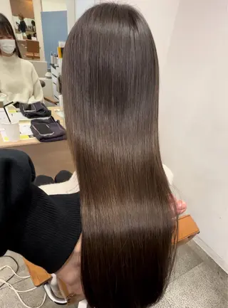 ロング 地毛風酸性縮毛矯正 /木原崇了のヘアスタイル