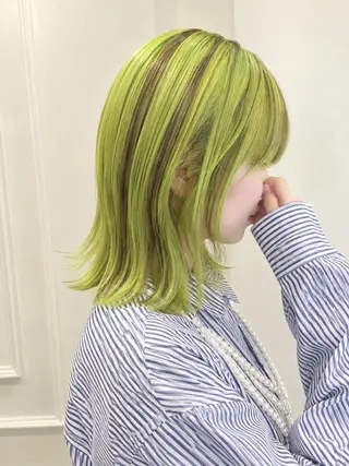 ミディアム カラー 似合わせカラー/ ブリーチ🎀Rinのヘアスタイル