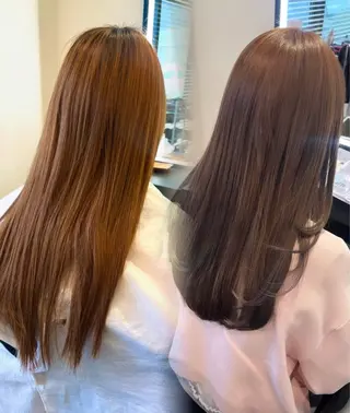 セミロング 顔周りレイヤー 髪質改善 / AYUのヘアスタイル