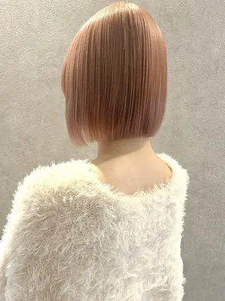 ショート 透明感カラー/ボブ 高野菜瑠のヘアスタイル