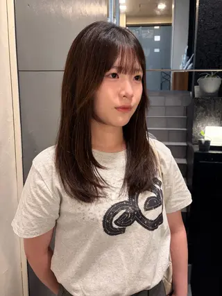 セミロング 渡辺奎斗/ ボブ レイヤーカットのヘアスタイル