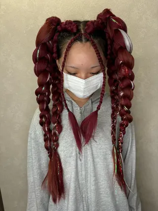 ロング エクステ*美髪サロン KR2S河内長野店長のヘアスタイル