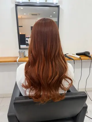 ロング カラー ヘアセット🎀透明感 カラーHiROEのヘアスタイル