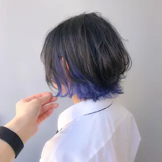 ミディアム カラー パーマ ヘアアレンジ メンズ kenta GATTACAのヘアスタイル