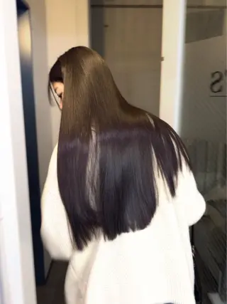 ロング 阿部 迅のヘアスタイル