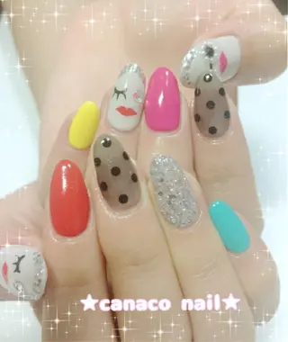 ショート ネイル ベテランネイル cnc  nailのネイルデザイン