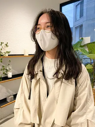 ロング カラー パーマ ヘアアレンジ メンズ キッズ ネイル マツエク・マツパ パーマスタイル🔅 sayacaのヘアスタイル