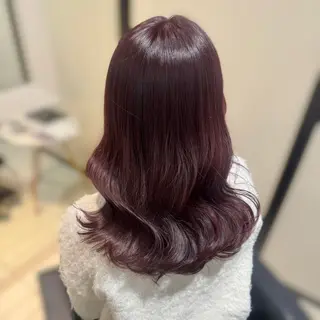 セミロング カラー ブリーチなしカラー kana🐱のヘアスタイル