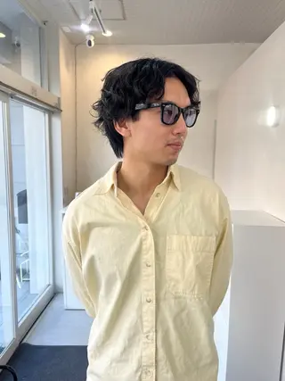 ショート カラー メンズ 長山 茉白のヘアスタイル