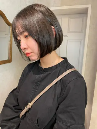ショート カラー ナチュラル透明感🌱 小山美樹子のヘアスタイル