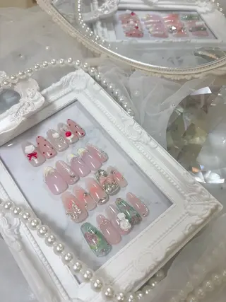 ネイル ♡エルバイノリコ 吉澤【パラジェル有】のネイルデザイン