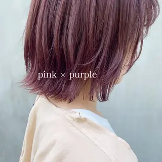 ミディアム カラー パーマ ヘアアレンジ メンズ キッズ ネイル マツエク・マツパ インナーカラー/ KANAのヘアスタイル