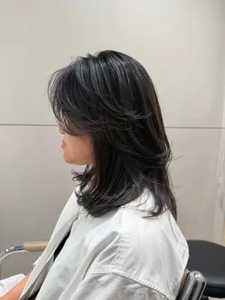 ミディアム カラー 🤎たるみことり| 大人かわいいヘア🤎のヘアスタイル
