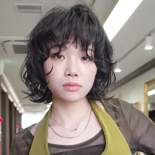 ミディアム パーマ 短髪･メンズパーマ ミツイ|名古屋･栄のヘアスタイル