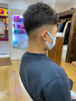 ショート メンズ 原田 涼矢のヘアスタイル