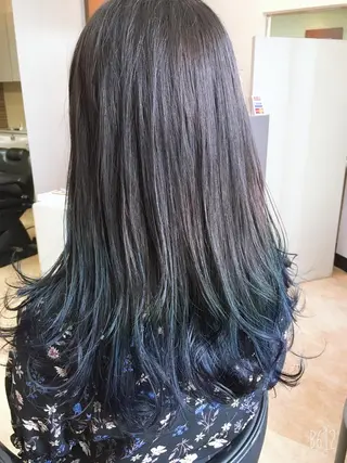 セミロング カラー 鈴木 健太のヘアスタイル