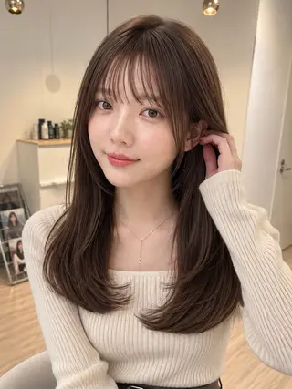 ロング カラー 髪質改善🤍艶髪/ 銀座/Makoのヘアスタイル