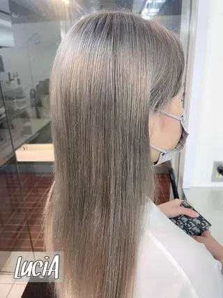 カラー ロング ヘアアレンジ エクステ7:30〜 LuciA\5900のヘアスタイル