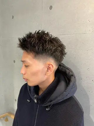 ショート カラー パーマ メンズ 🔥メンズ超特化🔥 青木海斗のヘアスタイル