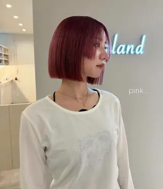 ショート カラー NAKAHARA TSUKUSHIのヘアスタイル