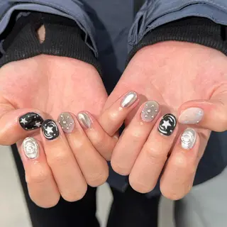 ネイル cocoro🖤 y2k/個性派ネイルのネイルデザイン