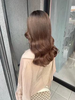 ロング カラー 町田ブリーチ特化 MANATOのヘアスタイル