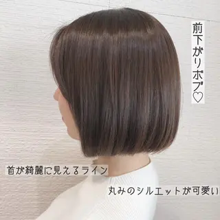 ショート カラー 似合わせ/レイヤー /ボブ/新谷のヘアスタイル