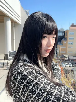 セミロング 園田 渉 ◤SHIKIO◢のヘアスタイル