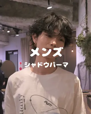 パーマ メンズ アクティブショート 特化うえちりくのヘアスタイル