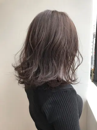 ミディアム カラー 【透明感、艶髪】西村 有司のヘアスタイル