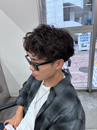 ショート パーマ メンズ 💈海外風パーマ 💈メンズ/颯太のヘアスタイル
