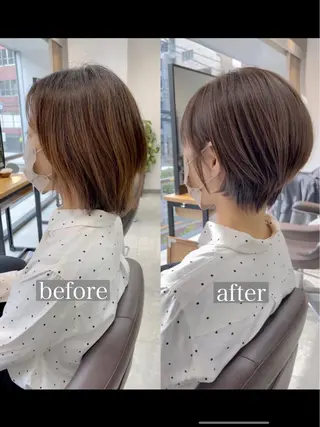 ショート 韓国風レイヤー 犬塚 優介のヘアスタイル