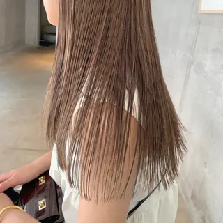 ロング オリーブベージュ きょうかのヘアスタイル