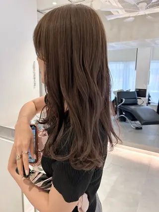 ロング カラー 🪞透け感&韓国ヘア 🪞honokaのヘアスタイル
